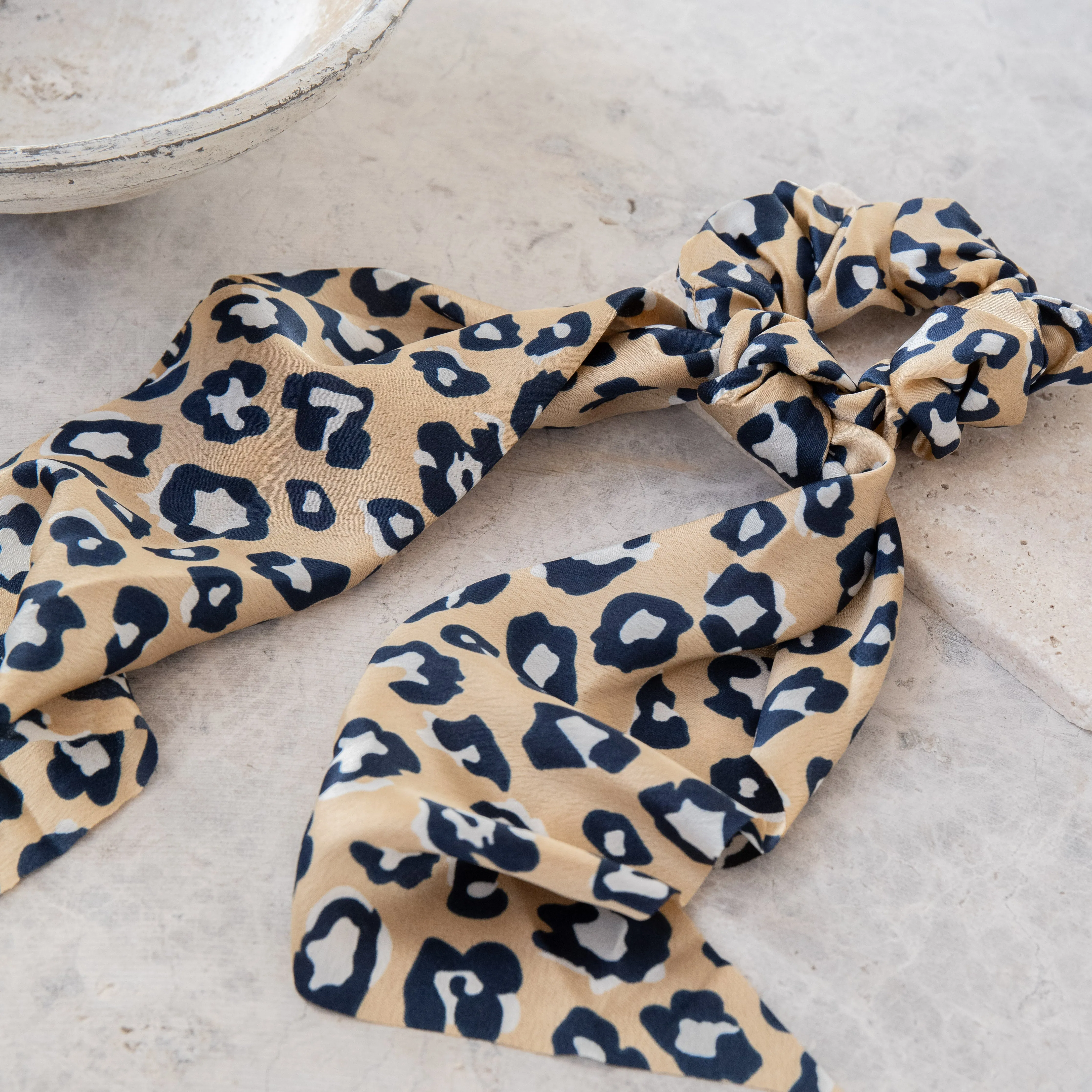 Animal Print Hair Scrunchie