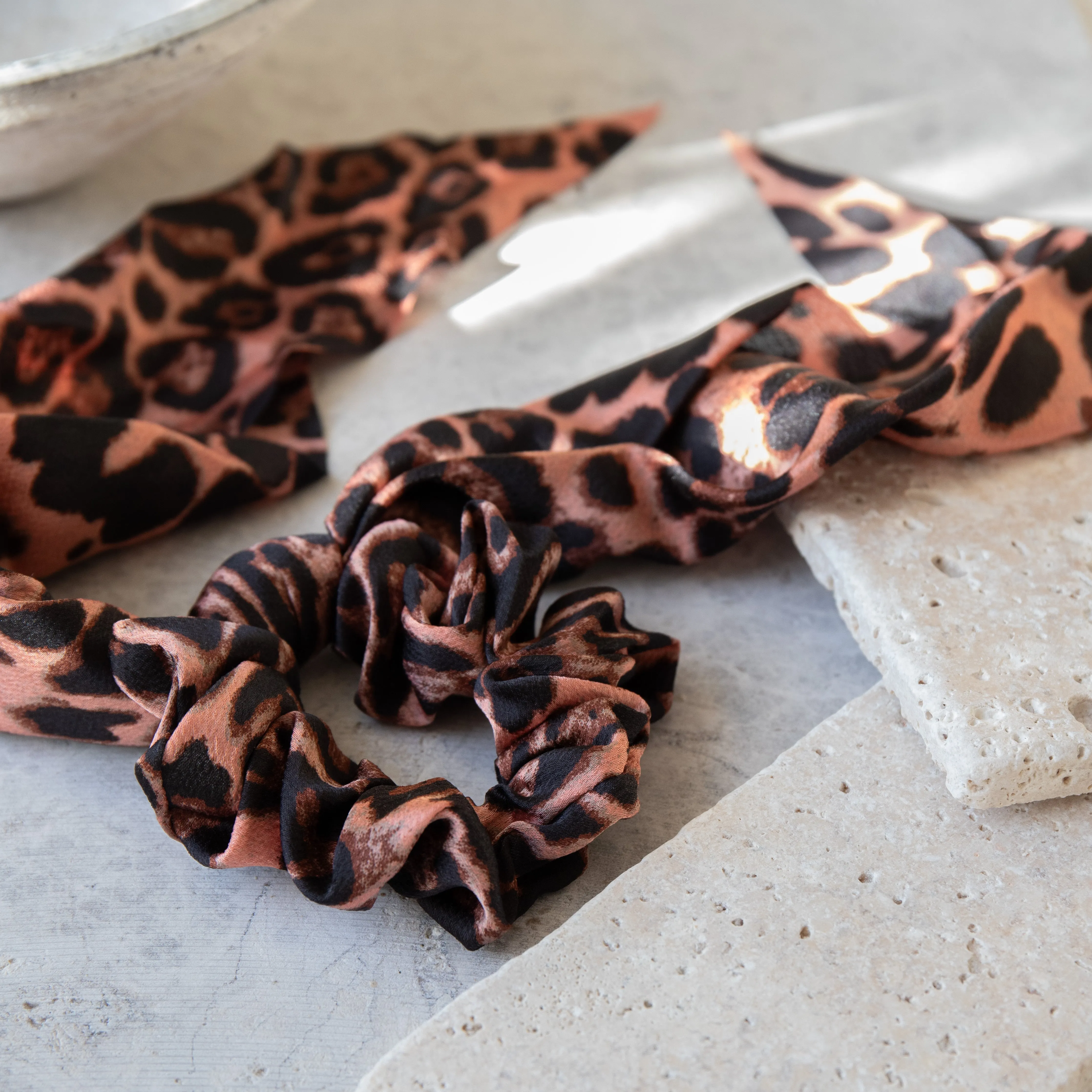 Animal Print Hair Scrunchie