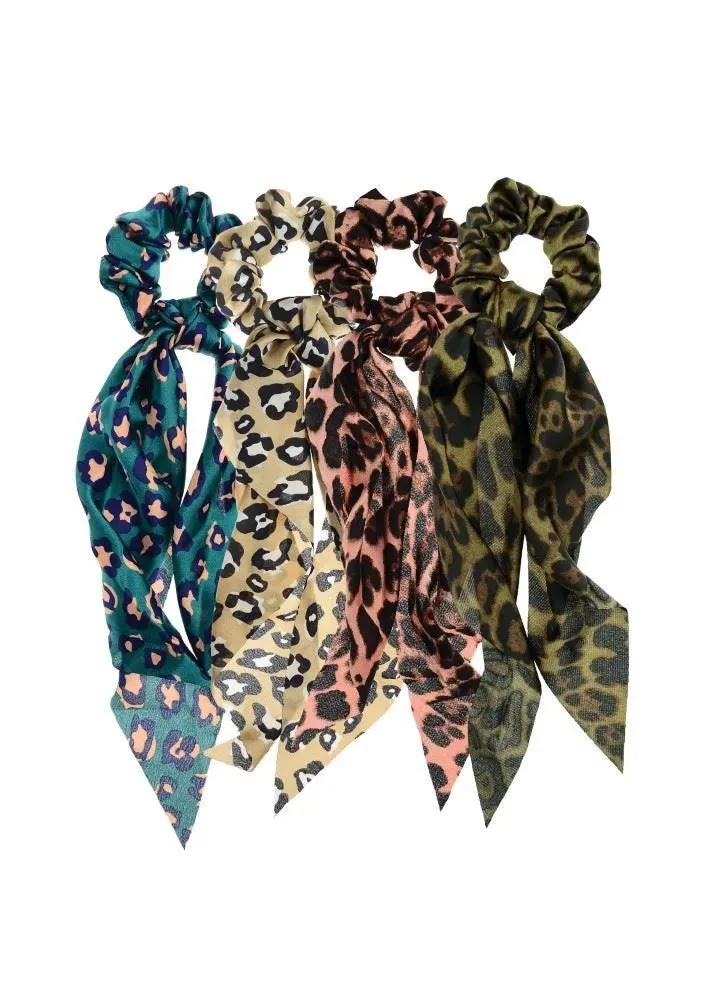 Animal Print Hair Scrunchie