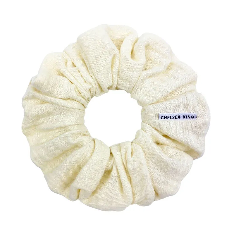 Chelsea King Muslin Scrunchie - Natural