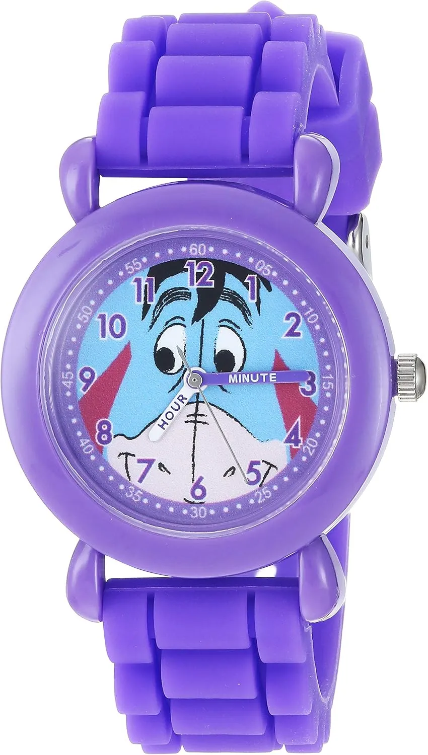 Disney Winnie The Pooh Kids' WDS000622 All About Me Analog Display Analog Quartz Purple Watch