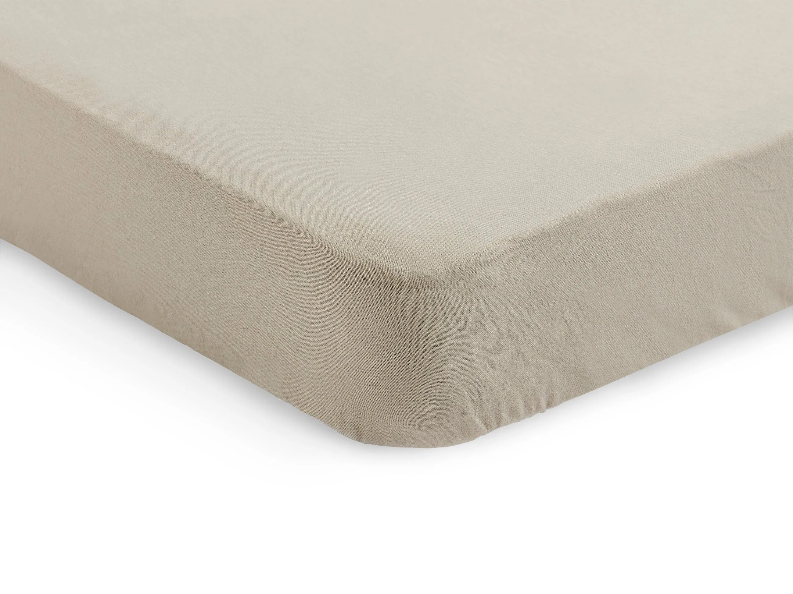 Fitted Sheet Jersey 60x120cm - Nougat