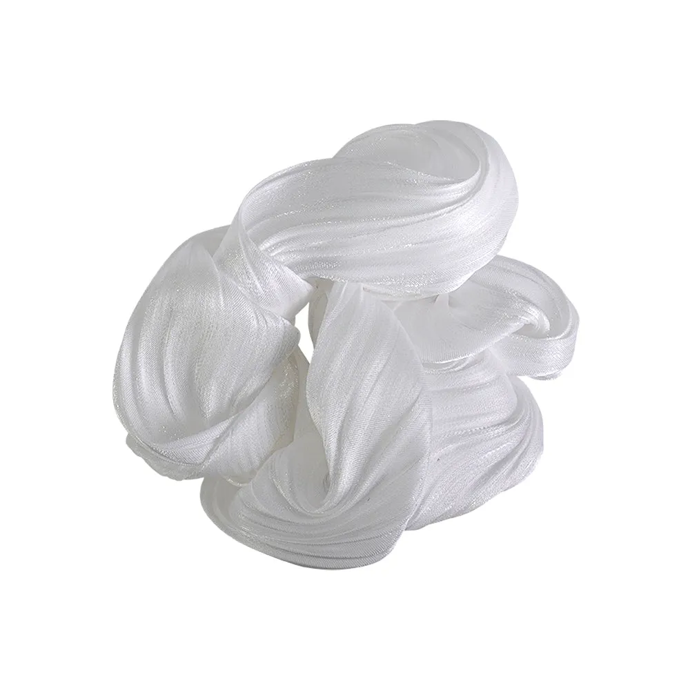 LIGHT ORGANZA SCRUNCHIES  BUNDLE OF 5