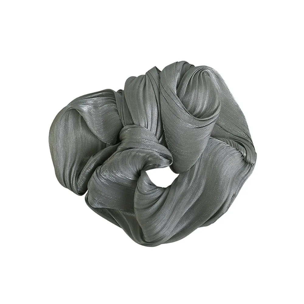 LIGHT ORGANZA SCRUNCHIES  BUNDLE OF 5