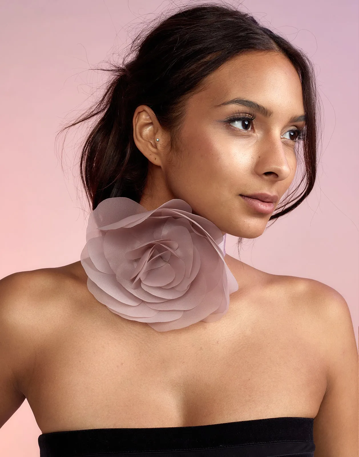Organza Flower Ties
