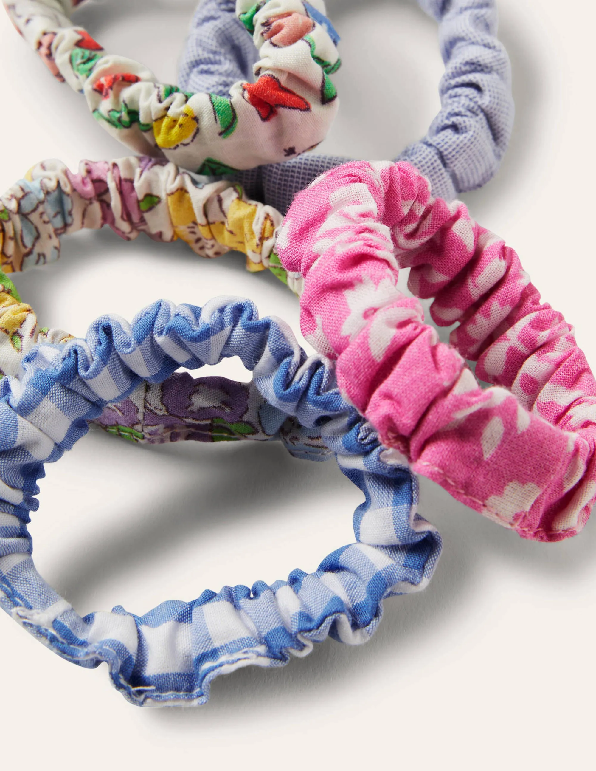 Scrunchies 5 Pack-Soft Florals