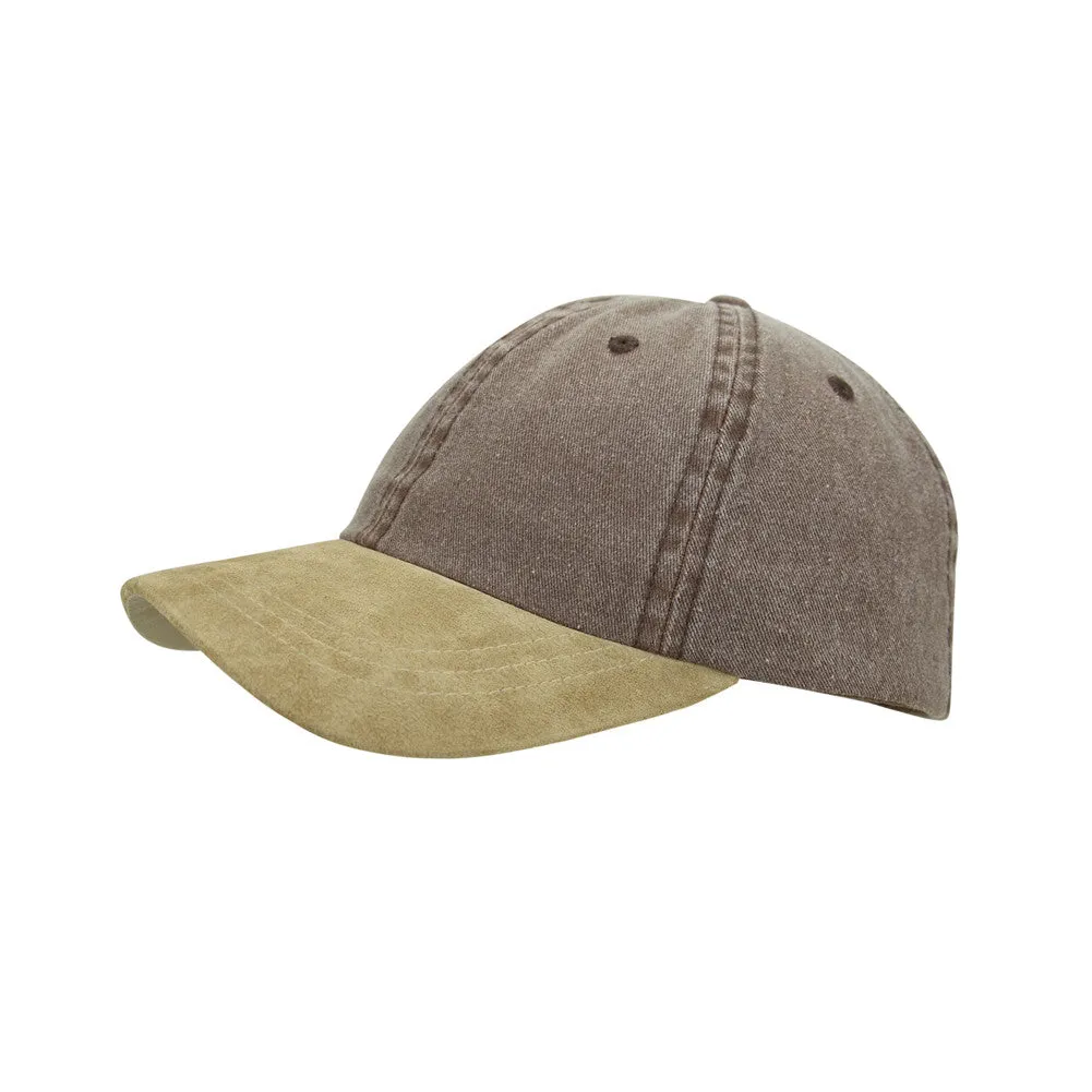 TopHeadwear Washed Pigment Dyed Twill w/ Suede Bill