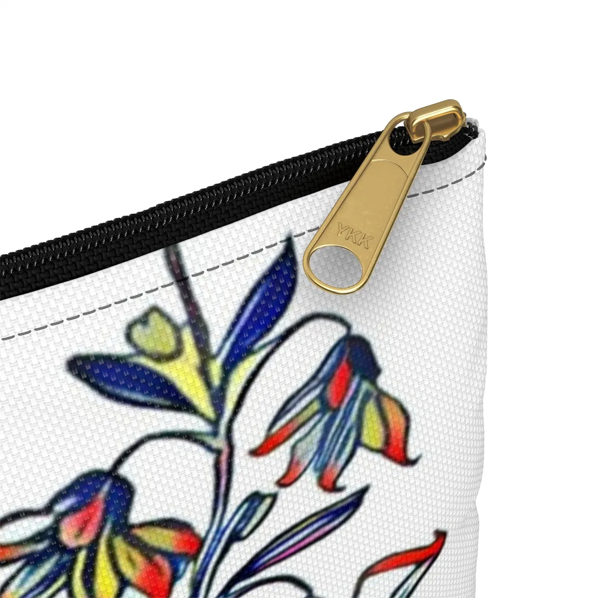 Updated 1909 Floral Print Accessory Pouch