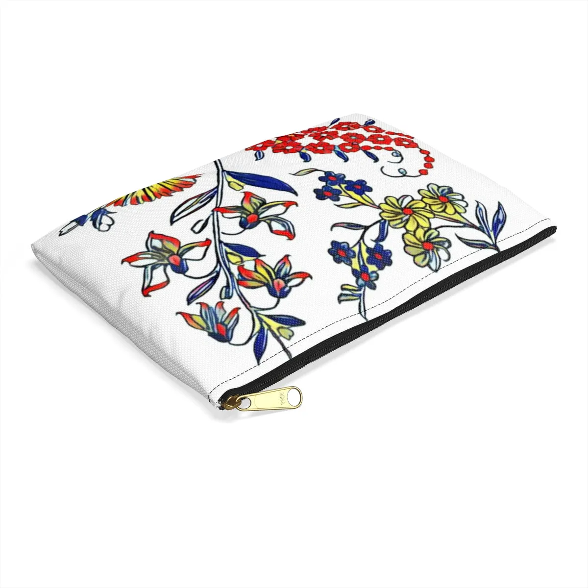 Updated 1909 Floral Print Accessory Pouch